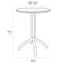 Стол Octopus table 60), арт. 160 White