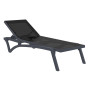 Шезлонг Pacific от Турецького производителя Siesta 089 D.Grey-Black