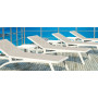 Шезлонг Pacific от Турецкого производителя Siesta 089 White-Taupe