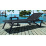 Шезлонг Pacific от Турецького производителя Siesta 089 D.Grey-Black