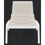 Шезлонг Pacific от Турецкого производителя Siesta 089 White-Taupe