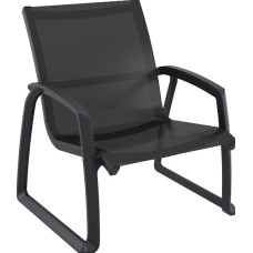 Кресло Pacific Lounge Siesta, с подлокотниками 232 Black