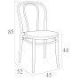 Стул Siesta (Victor stacking chair), арт. 252 Black