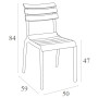 Стул Siesta 284 Helen Dark Grey