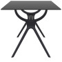 Стол Siesta (Air Table 140) черный. арт.705
