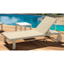 Шезлонг Casablanca от Турецького производителя Siesta 707 White-beige