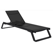 Шезлонг Tropic от Турецкого производителя Siesta 708 Black-Black