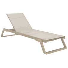 Шезлонг Tropic от Турецкого производителя Siesta 708 Taupe-Taupe