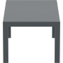 Стол Siesta 774 Vegas Table Medium 100*180/220 Dark Grey