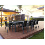 Стол Siesta 776 Vegas extendible XL 100*260/300 Brown
