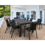 Стол Siesta 776 Vegas extendible XL 100*260/300 Brown