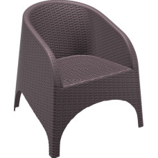 Кресло ротанг Siesta (Aruba armchair), арт. 804 Brown