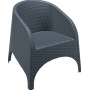 Кресло Siesta ротанг (Aruba armchair), арт. 804 Dark Grey