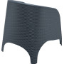 Кресло Siesta ротанг (Aruba armchair), арт. 804 Dark Grey