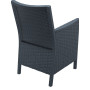 Кресло Siesta ротанг California арт. 806 Dark Grey