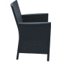 Кресло Siesta ротанг California арт. 806 Dark Grey