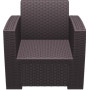 Кресло ротанг Siesta (Monaco Lounge Armchair), арт. 831 Brown