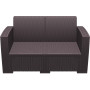 Диван, софа Siesta ротанг (Monaco Lounge Sofa), арт. 832 Brown