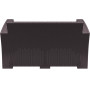 Диван, софа Siesta ротанг (Monaco Lounge Sofa), арт. 832 Brown