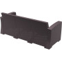 Диван, софа Siesta ротанг (Monaco lounge sofa XL), арт. 833 Brown