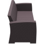 Диван, софа Siesta ротанг (Monaco lounge sofa XL), арт. 833 Brown