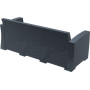 Диван, софа Siesta ротанг (Monaco lounge sofa XL), арт. 833 Dark Grey