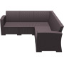 Диван Siesta угловой, ротанг (Monaco lounge corner), арт. 834 Brown
