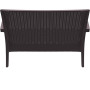 Диван, софа Siesta иск. ротанг (Miami Lounge Sofa), арт. 845 Brown