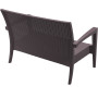 Диван, софа Siesta иск. ротанг (Miami Lounge Sofa), арт. 845 Brown