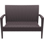 Диван, софа Siesta иск. ротанг (Miami Lounge Sofa), арт. 845 Brown