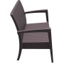 Диван, софа Siesta иск. ротанг (Miami Lounge Sofa), арт. 845 Brown