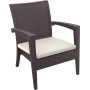 Кресло Siesta (Miami Lounge Armchair) Арт. 850 Brown