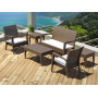 Столик кофейный Siesta  (Miami Lounge Side Table) арт. 858 Brown