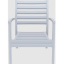 Кресло штабелированное Siesta Artemis XL 004 Silver-Grey