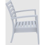 Кресло штабелированное Siesta Artemis XL 004 Silver-Grey