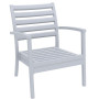 Кресло штабелированное Siesta Artemis XL 004 Silver-Grey