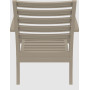 Кресло штабелированное Siesta Artemis XL 004 Taupe