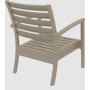 Кресло штабелированное Siesta Artemis XL 004 Taupe