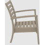 Кресло штабелированное Siesta Artemis XL 004 Taupe