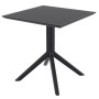 Стол Siesta 70*70 , арт.108 Sky Black