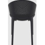 Кресло штабелированное Siesta 151 Sky Pro Black