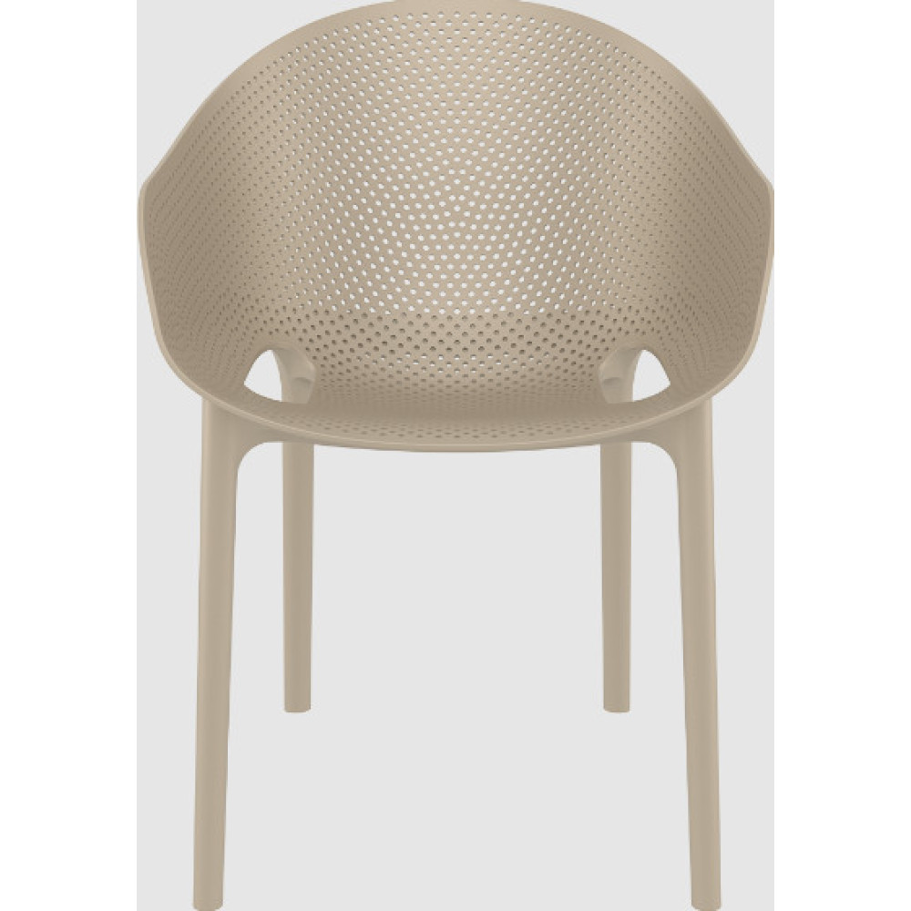 Кресло штабелированное Siesta 151 Sky Pro Taupe
