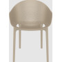 Кресло штабелированное Siesta 151 Sky Pro Taupe