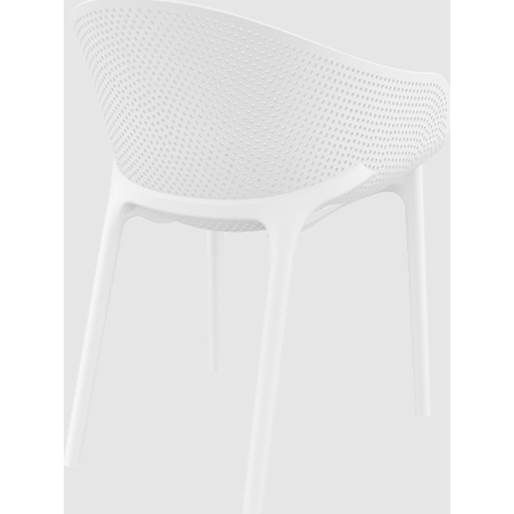 Кресло штабелированное Siesta 151 Sky Pro White