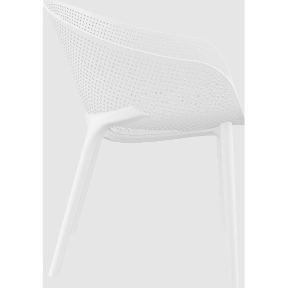 Кресло штабелированное Siesta 151 Sky Pro White