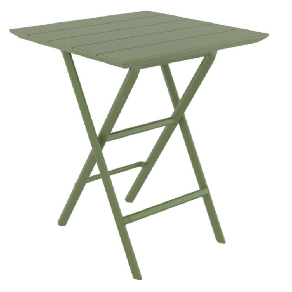 Комплект Стол Siesta складной 292 Helen 60 Olive Green и стулья складные Siesta 290 Helen Folding 2шт.
