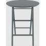 Стол Siesta складной 294 Helen Ø60 Dark Grey