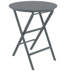 Стол Siesta складной 294 Helen Ø60 Dark Grey