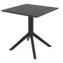 Стол Siesta 70*70 Paris 296 Black