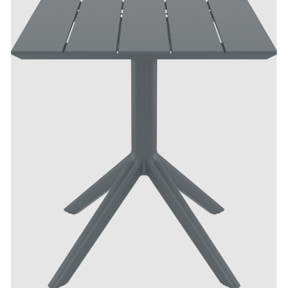 Стол Siesta 70*70 Paris 296 Dark Grey